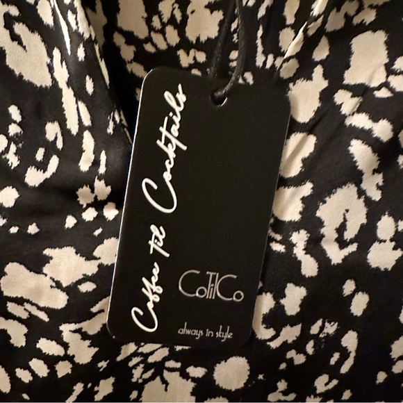 NWT New CoTilCo Coffee Til Cocktails Blouse Top XL - Picture 4 of 5